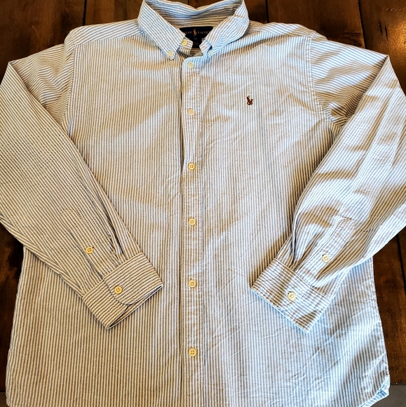 Ralph Lauren Striped Dress Shirt - Picture 1 of 4
